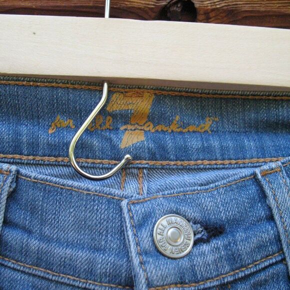 7 For All Mankind 7FAM Low Rise Y2K Boot Cut Jeans 26 X 30 - Picture 9 of 12